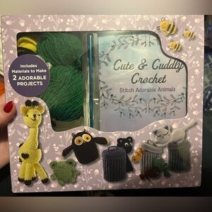 Cute & Cuddly Crochet Kit for Kids - Green